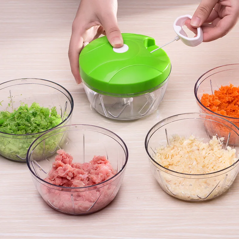 1pc Multifunctional Hand Food Processor Fruit Vegetable Meat Chopper