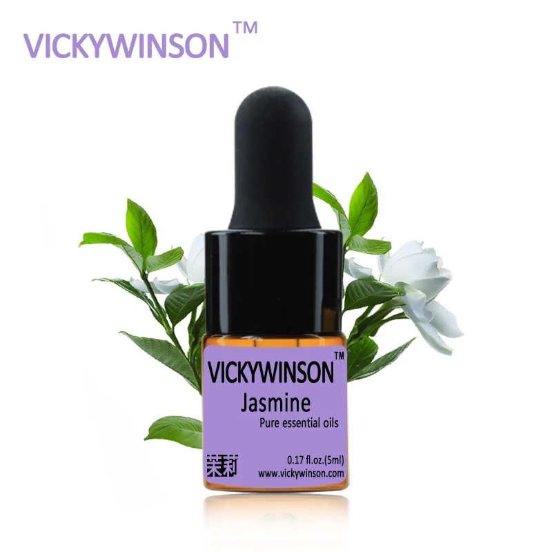 

Jasmine essential oil 5ml 100% Jasmine Pure Essential Oil Anti Aging Moisturize Stretch Marks fragrance oil depression