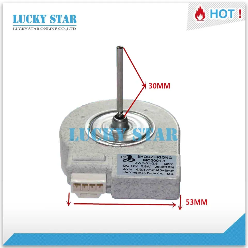 New for Samsung refrigerator freezer Double open the door Fan motor ZWF