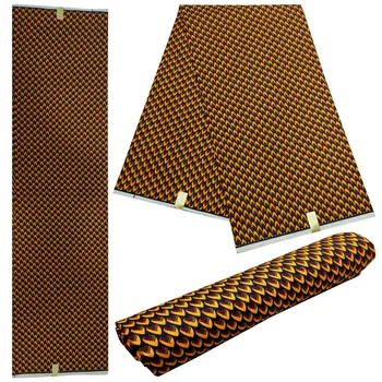 

2019 ghana ankara java wax fabrics 6 yards African nigerian 100 % Polyester african wax prints fabric beautiful dress!DF-4223