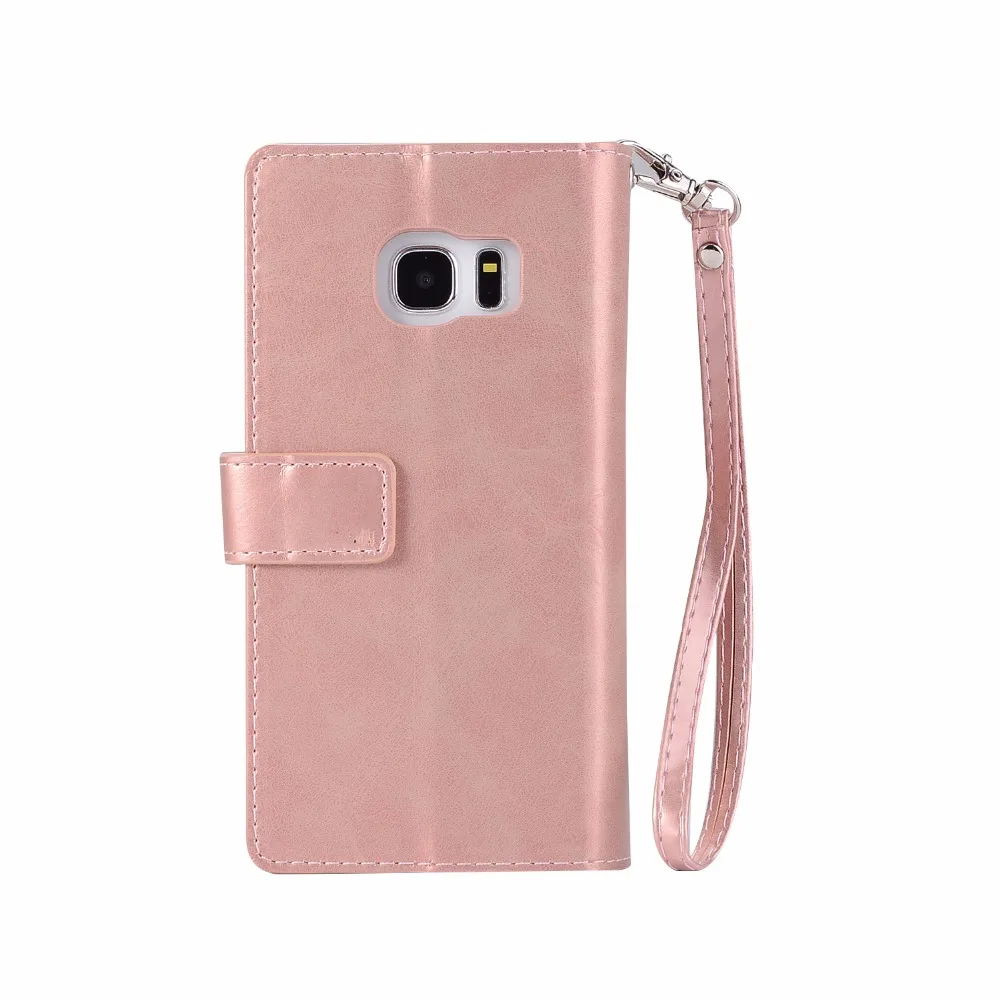 Чехол Кошелек Haissky для Samsung Note 8 S7 edge S8 Plus Женский кожаный чехол аксессуары|case for