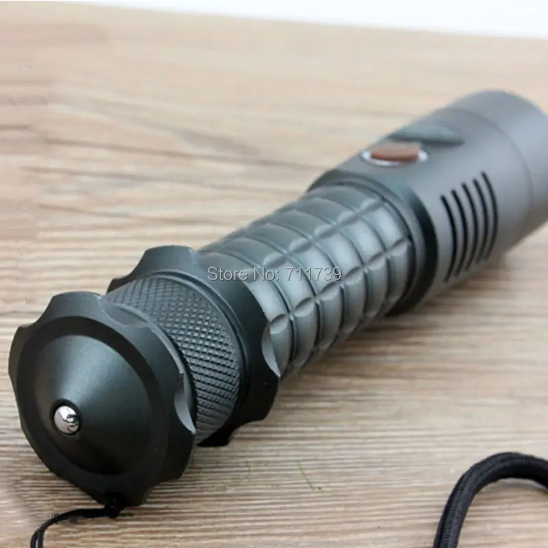1 комплект прямой перезаряжаемый светодиодный фонарик Самозащита Cree XML светодиодный фонарь лампы для кемпинга Usb кабель+ зарядное устройство+ 18650 battery-X2