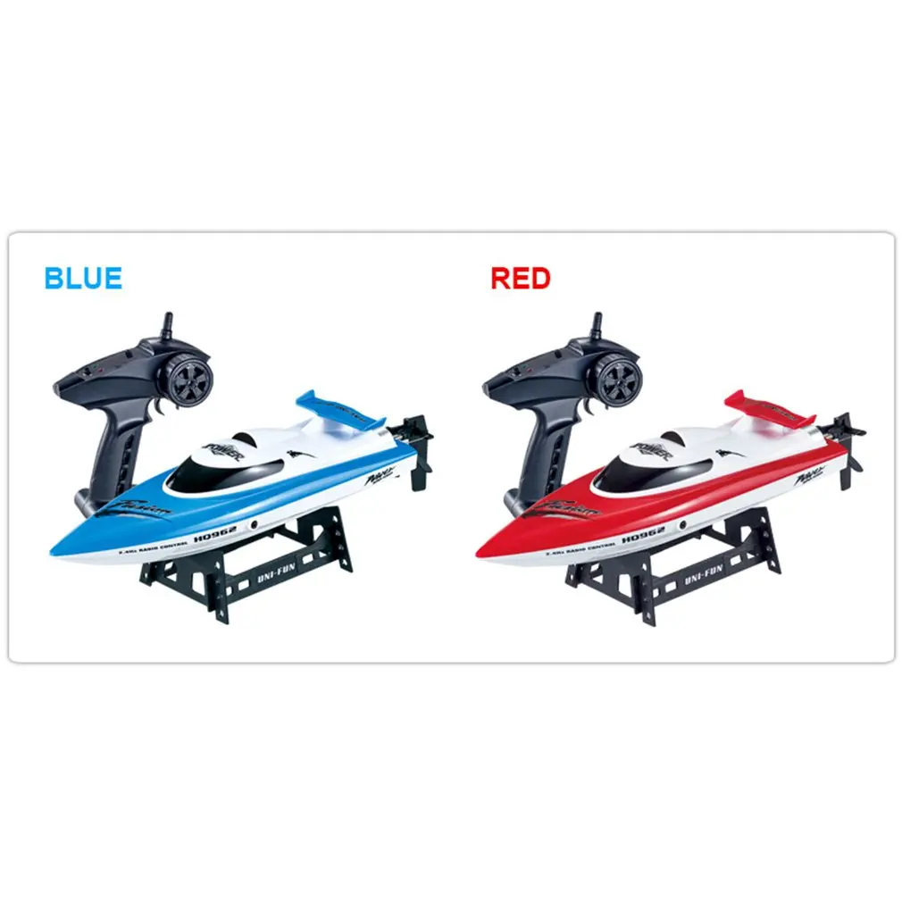 962 2.4G RC Boat 28km/h High Speed Racing Boat Ship Speedwith Water Cooling System Flipped Omni-directional Voltage Prompt z