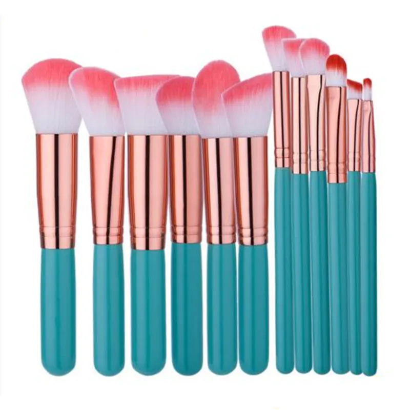 

12pcs Pro Makeup Brushes Set Foundation Powder Eyeshadow Brushes Brush Set Blending Blusher Brushes Pincel Maquiagem Dropship