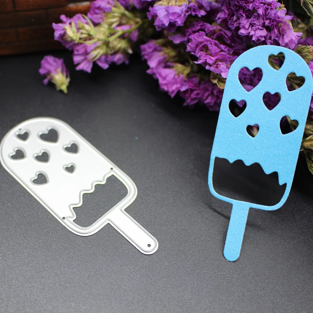 Embossing Die Cut Ice Cream Metal Cutting Die Stencils DIY Scrapbooking