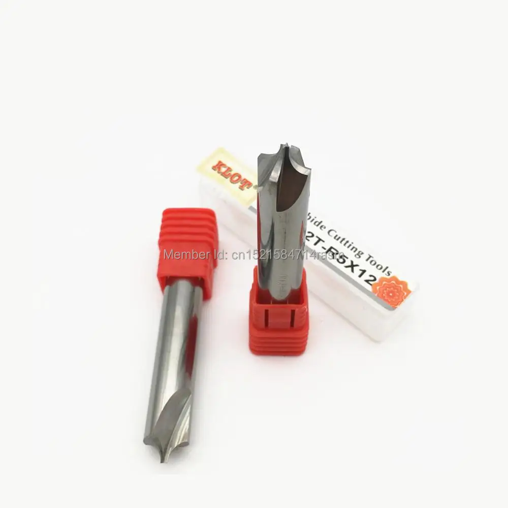 KLOT HRC55 Inner Corner Radius Rounding Carbide End Mill R0.25 R6mm 2