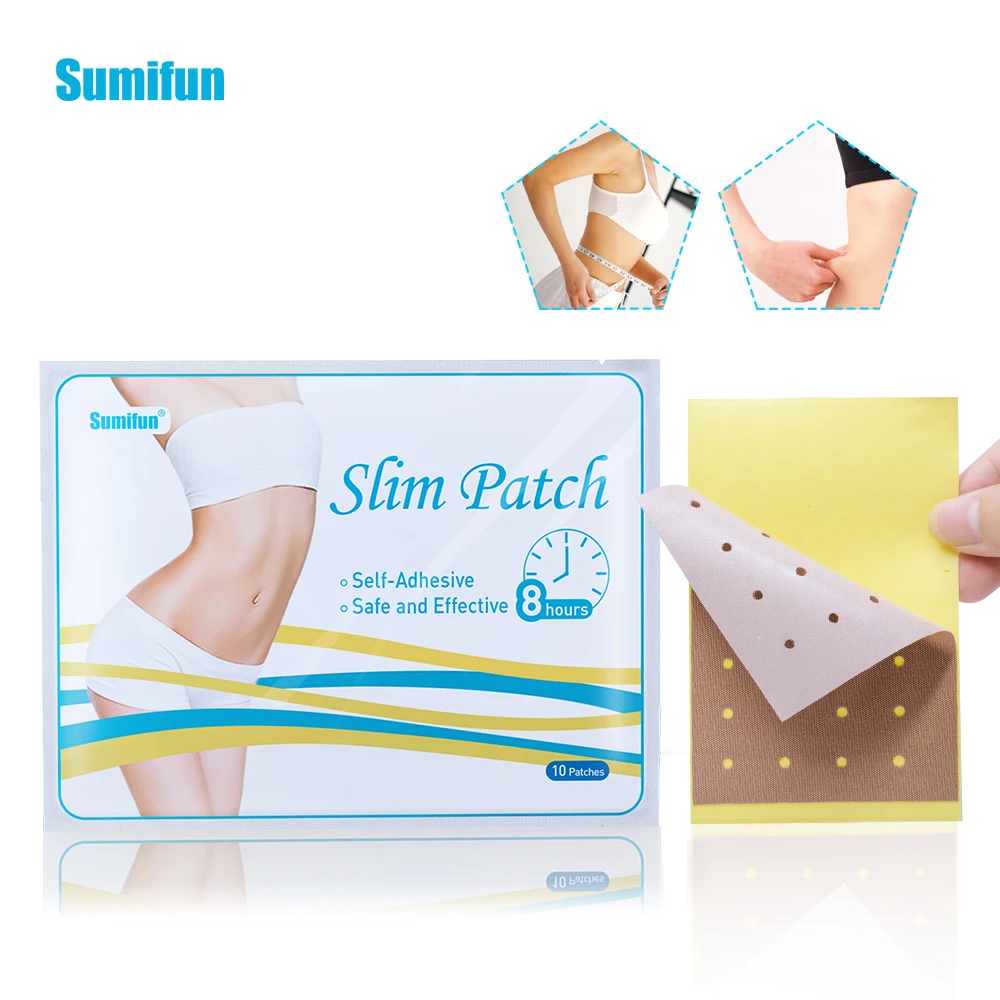 

10Pcs/bag Slimming Fat Burning Patches Toxin Eliminating Sleeping Slim Patches Weight Loss Stickers Body Shaping Sticker K03901