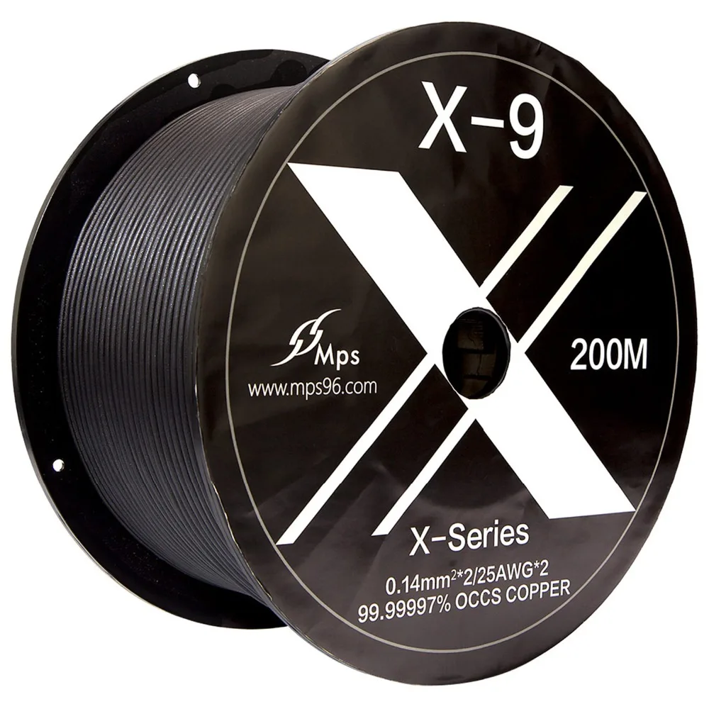 PAPRI HIFI MPS X 9 99.9999% OCC 6N посеребренный DIY усилитель Провод аудио кабель провода RCA для