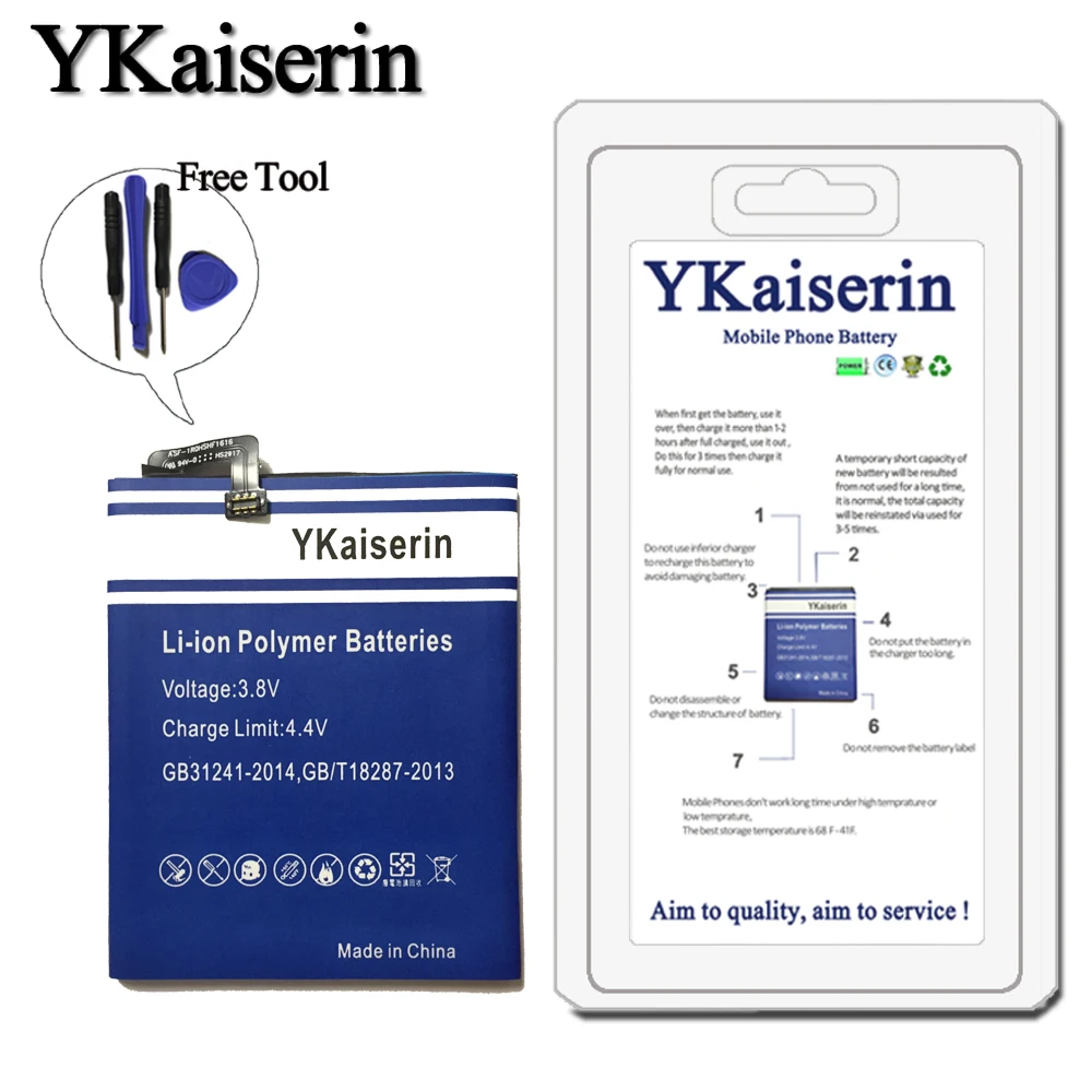 Бесплатный инструмент + YKaiserin 4070mAh аккумулятор для мобильного телефона LTF23A LeEco Letv