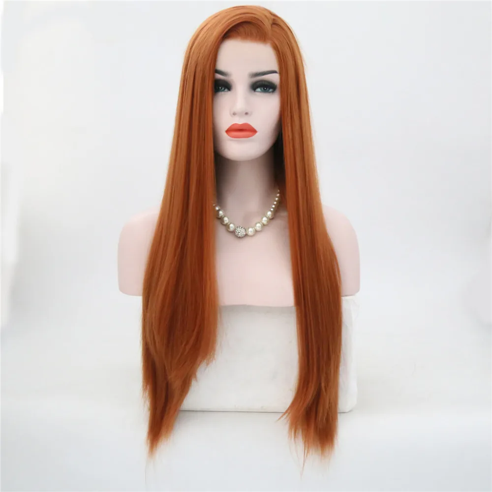 JOY& BEAUTY 15 видов стилей синтетический натуральный гладкий длинный прямой парик на кружеве высокотемпературное волокно для женщин парики 28 дюймов