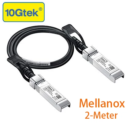 10G SFP+ кабель DAC-10GBASE-CU пассивный прямой прикрепить медный SFP двухтактный кабель, 2 м для Mel MC3309130-002