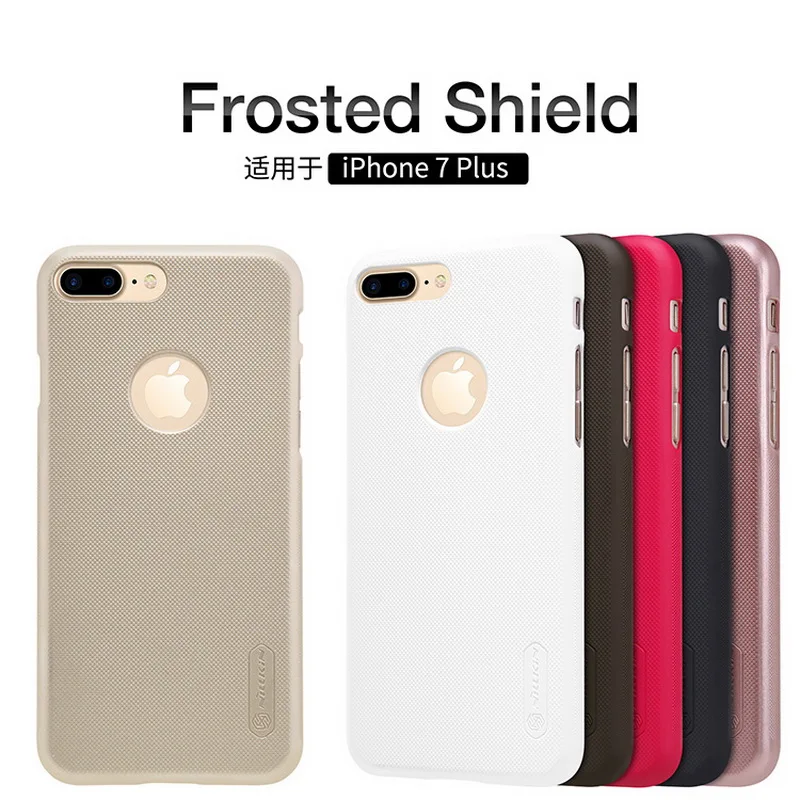 

For Apple Iphone 7 7 plus 6 6 plus 6s 6s plus iphone7 iphone6 case with Screen protector Nillkin frosted shield hard back cover