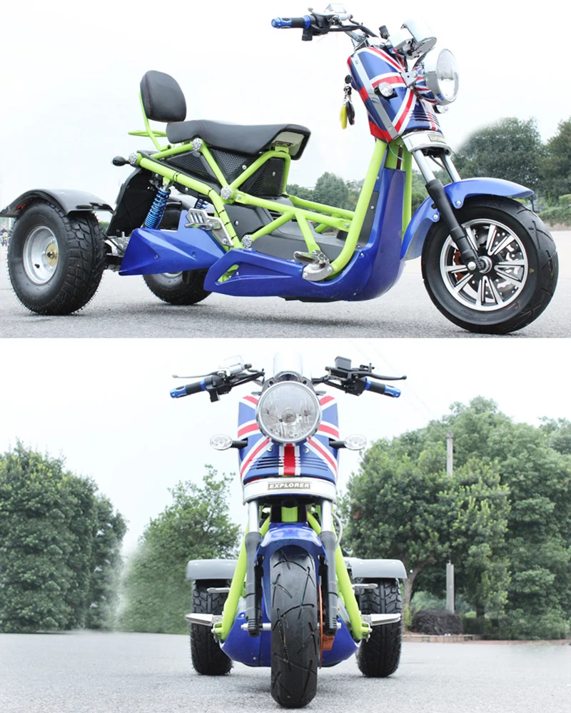 Discount Motorcycles Electric Scooter 3 Wheel Tricycle Citycoco Popular Cool 72V 1000W High-powered for Adults Cycling The Handicapped 8 Discount Motorcycles Electric Scooter 3 Wheel Tricycle Citycoco Popular Cool 72V 1000W High-powered for Adults Cycling The Handicapped 8