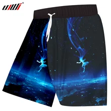 UJWI, компрессионные шорты для мужчин, летние, модные, принт, Космическая Звезда, пляжные шорты, грация, балет, танцевальные, мужские повседневные шорты, большой размер 6xl
