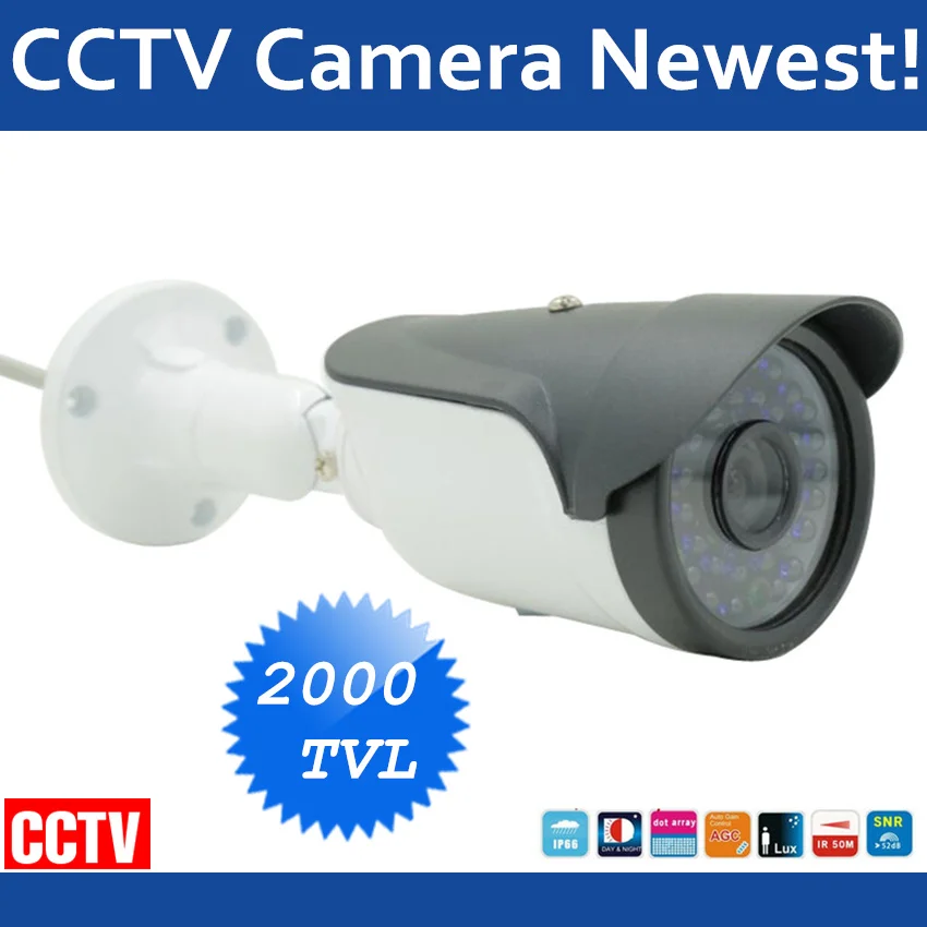 

Pengbo Waterproof IP66 2000tvl CCTV Camera 1/3 Sony CCD with Night vision Day/Night Home Protection IR distance 50m Freeship