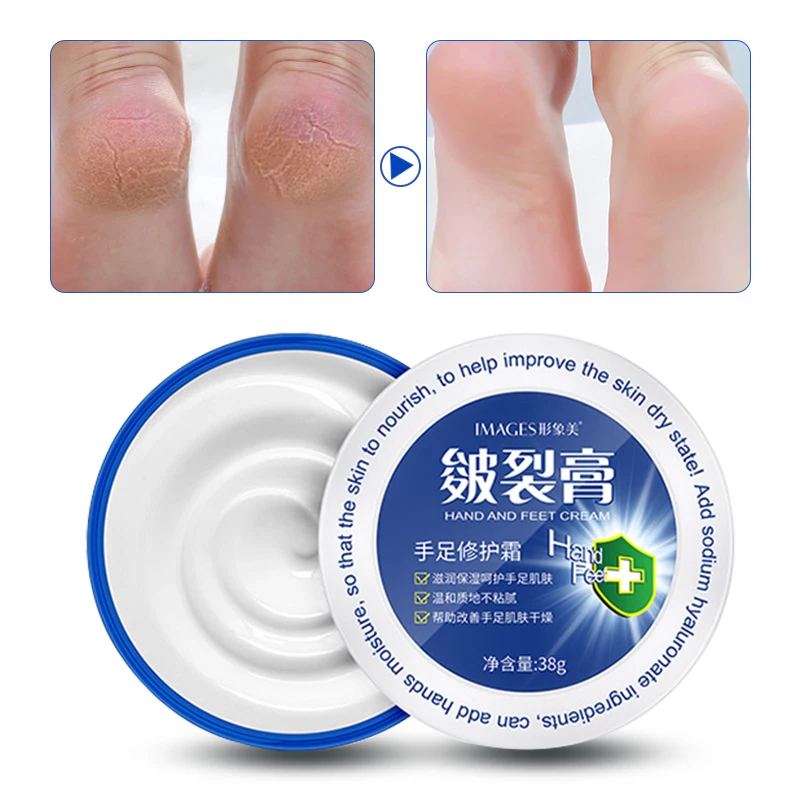 

IMAGES 2pcs anti-cracking Hand and foot Repair Cream Hydrating moisture silky soft nourish the tender skin repair cream