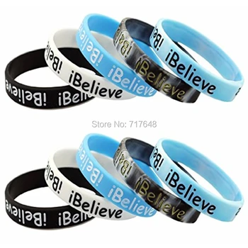 

300PCS ibelieve wristband silicone bracelets free shipping by FEDEX