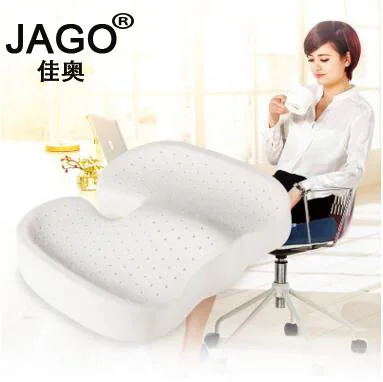 

JAGO Thailand Natural Latex Seat Cushion for Car Office Anti-hemorrhoids Beauty Buttock Cushions Christmas Gift