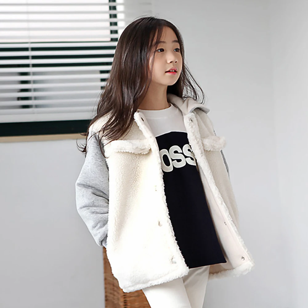 B-B17080 Girls Kids Spring Autumn Solid Color Cotton Jackets Long Sleeve Winter Jacket Coat Keep Warm Outerwear Outwear B-B17080 Girls Kids Spring Autumn Solid Color Cotton Jackets Long Sleeve Winter Jacket Coat Keep Warm Outerwear Outwear
