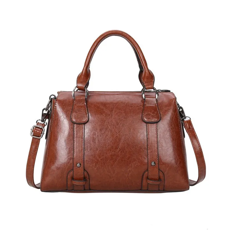 

luxury designer pu leather female shoulder bags for women 2018 vintage brown big capacity women handbag bolsa feminina satchels