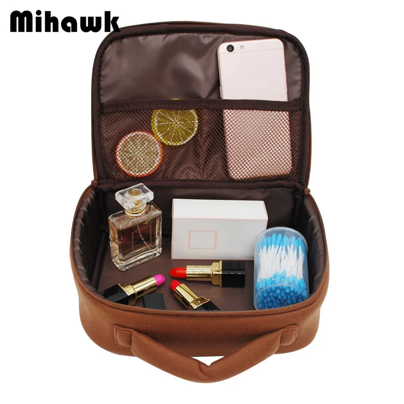 

Mihawk Cartoon Cute Bear Cosmetic Bags Women Travel Ladies Beautiful Makeup Case Girl's Portable Toiletry Organizer Pouch Stuff
