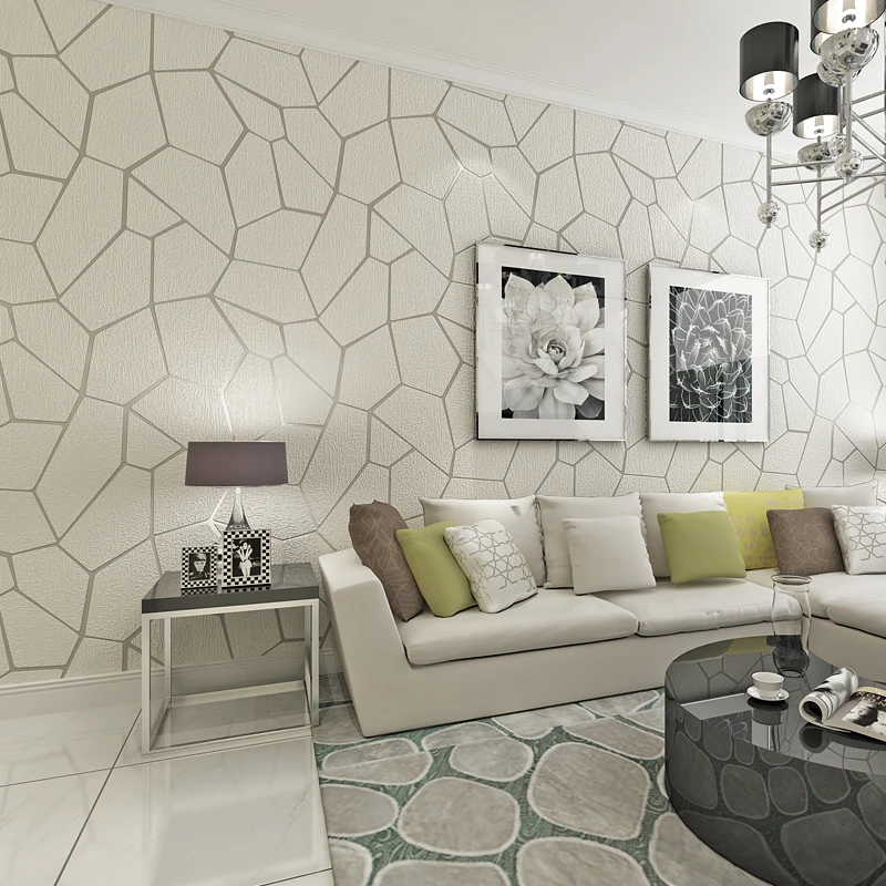 Плотная стекающаяся Современная Геометрическая полосатая настенная бумага для стен гостиной, дивана, телевизора, фонового декора, домашняя 3D настенная бумага в рулонах