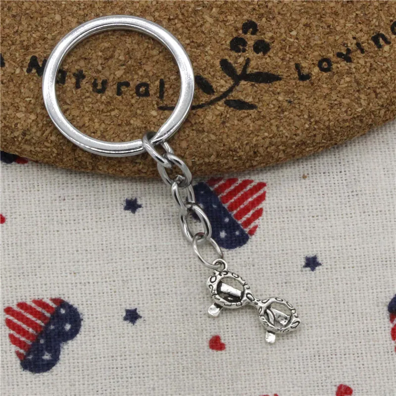 New Fashion sunglasses glasses 21*10mm Pendant KeyChain,DIY Jewelry