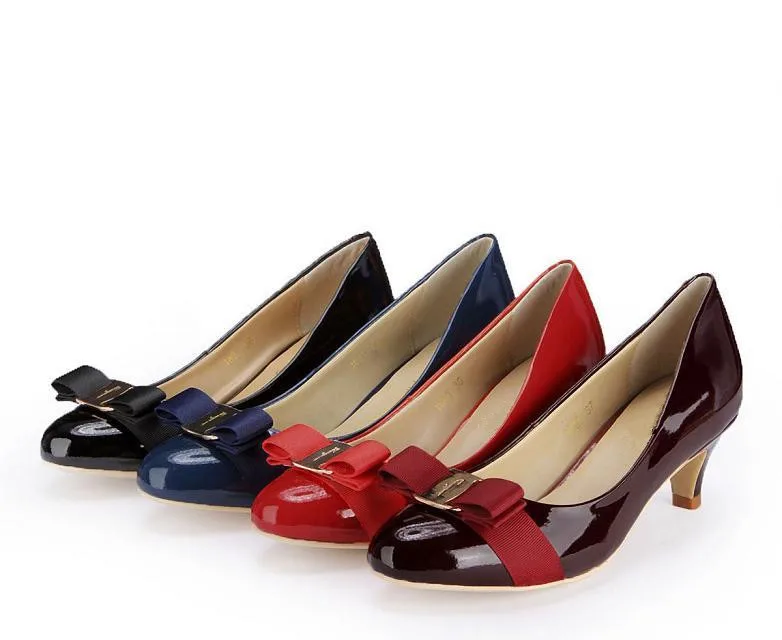 Famous Brand Designer Fashion Style Women Pumps Women Genuine Leather