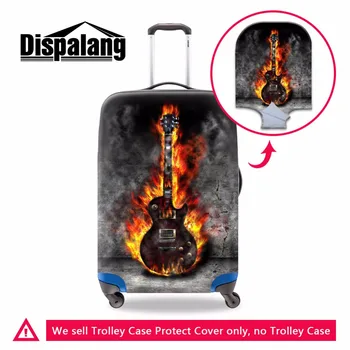 

Dispalang Violin Print Luggage Cover Art Travel Accessories anti-scratch women Elastic Suitcase Protector Rain Cover 18-30 inch