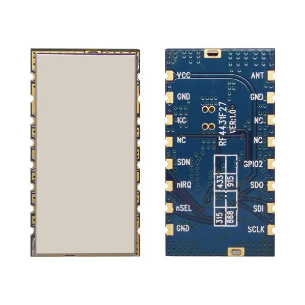 2 шт./лот RF4432F27-915 МГц | 868 МГц средней мощности 27dBm Si4432 FSK беспроводной фронтальный трансивер