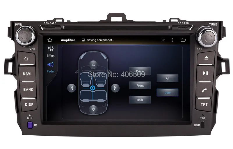 Головное устройство на Android 9 0 автомобильный DVD плеер для Toyota Corolla 2006 2011 с GPS