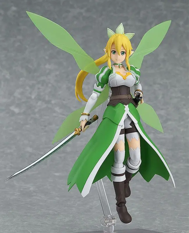 Аниме Sword Art Online Figma 289 Kirigaya Kazuto Kirito Figma 264 Yuki Asuna Figma 314 LEAFA ПВХ Фигурки игрушки куклы 15 см