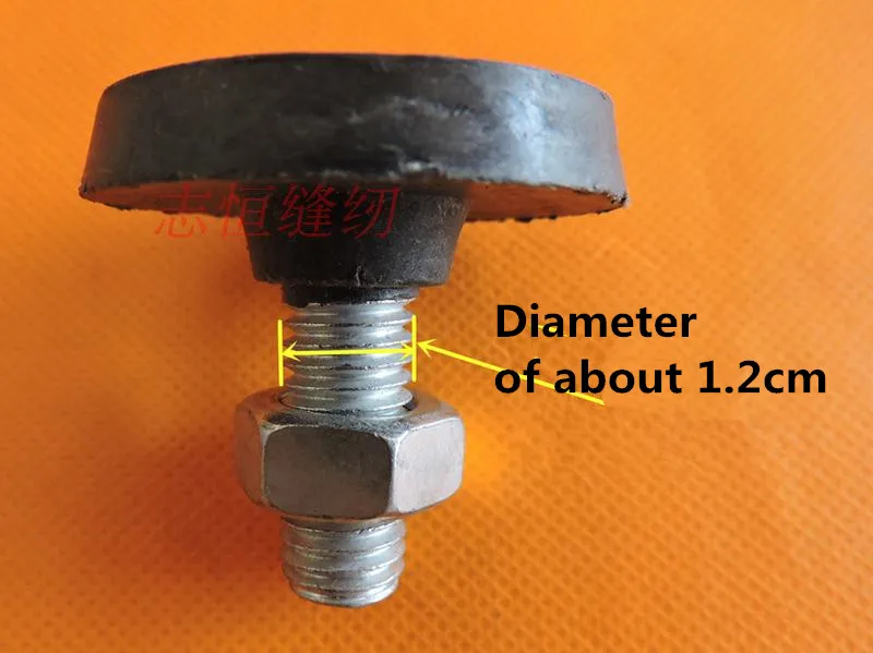 cheap Industrial sewing machine flat car chassis Ottomans crude machine frame pad Screw diameter 1.2cm