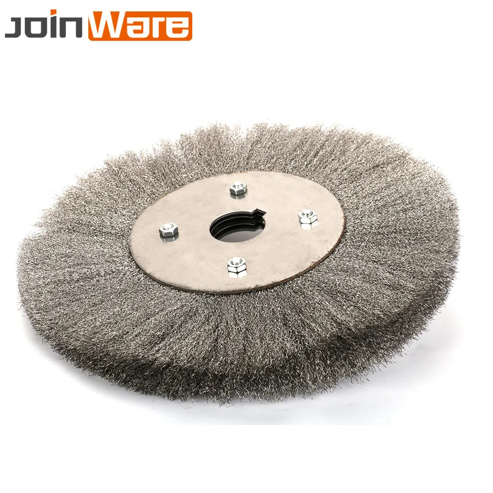 3"~10" Crimped Stainless Steel Wire Wheel Polishing Deburring For Bench Grinder 3"~10" Crimped Stainless Steel Wire Wheel Polishing Deburring For Bench Grinder