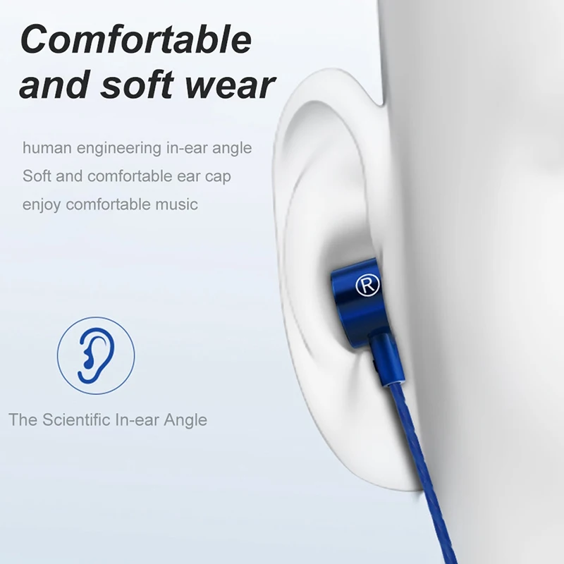 Наушники вкладыши стерео наушники проводные для телефона Xiaomi MP3 Компьютера 3 5 мм