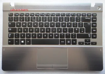 

New Genuine UK keyboard for Samsung with palmrest and trackpad BA75-04579A