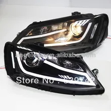 A6 Стиль для New JETTA MK6 светодиодный налобный фонарь 2011-2013 год JY Sagitar