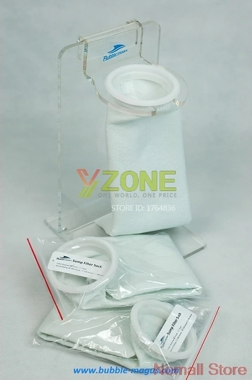 BM New 4/7 inch Sump Micron Felter Pre Filter Sock Bags and Acrylic Bag