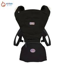 Aiebao Baby Hipseat Дышащие Детские Кенгуру ребенка сумка эргономичный кенгуру 360 Портативный хлопок хип сиденье черный фиолетовый