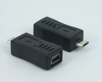 

Universal Micro USB Male to Mini USB Female Charger Adapter Converter 300pcs/lot