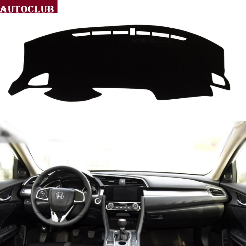 For Honda civic 2016 now 10th generation Car Styling Covers Dashmat