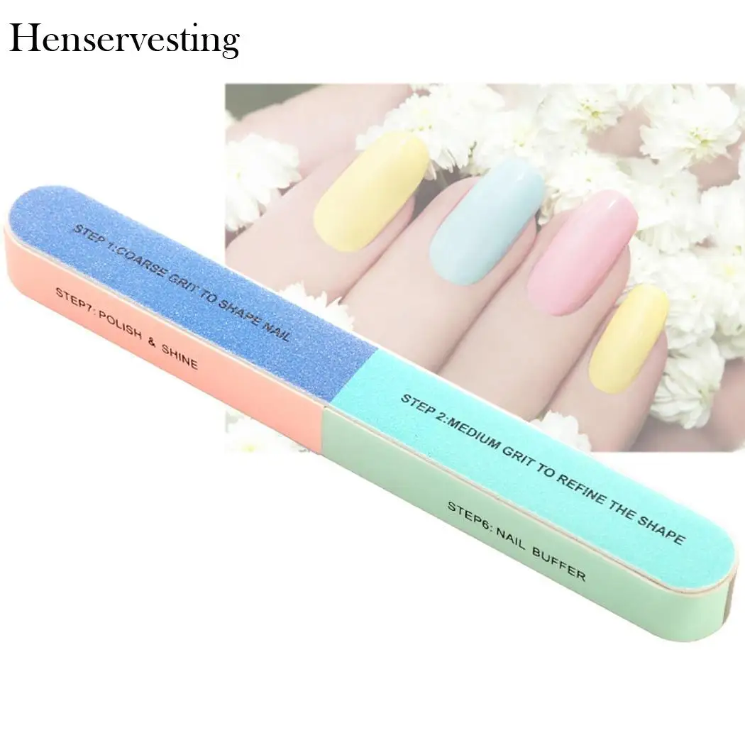 

1 pcs Nail Buffer Blocks Professional Nail File Random Color Shine Ridge Smooth Buffer Blocks Art Manicure Tools Makeup Tools