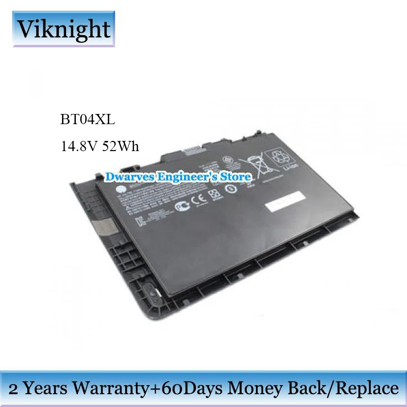 Батарея BT04XL для Hp Elitebook Folio Series BA06 BA06XL BT04 BT06 BT06XL HSTNN-DB3Z HSTNN-IB3Z HSTNN-I10C 14 8 в 52Wh |