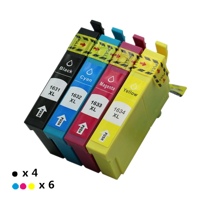 

10X T1631 T1634 Compatible ink cartridge for Epson WF-2010 2010W 2510WF 2520NF 2530WF 2540WF
