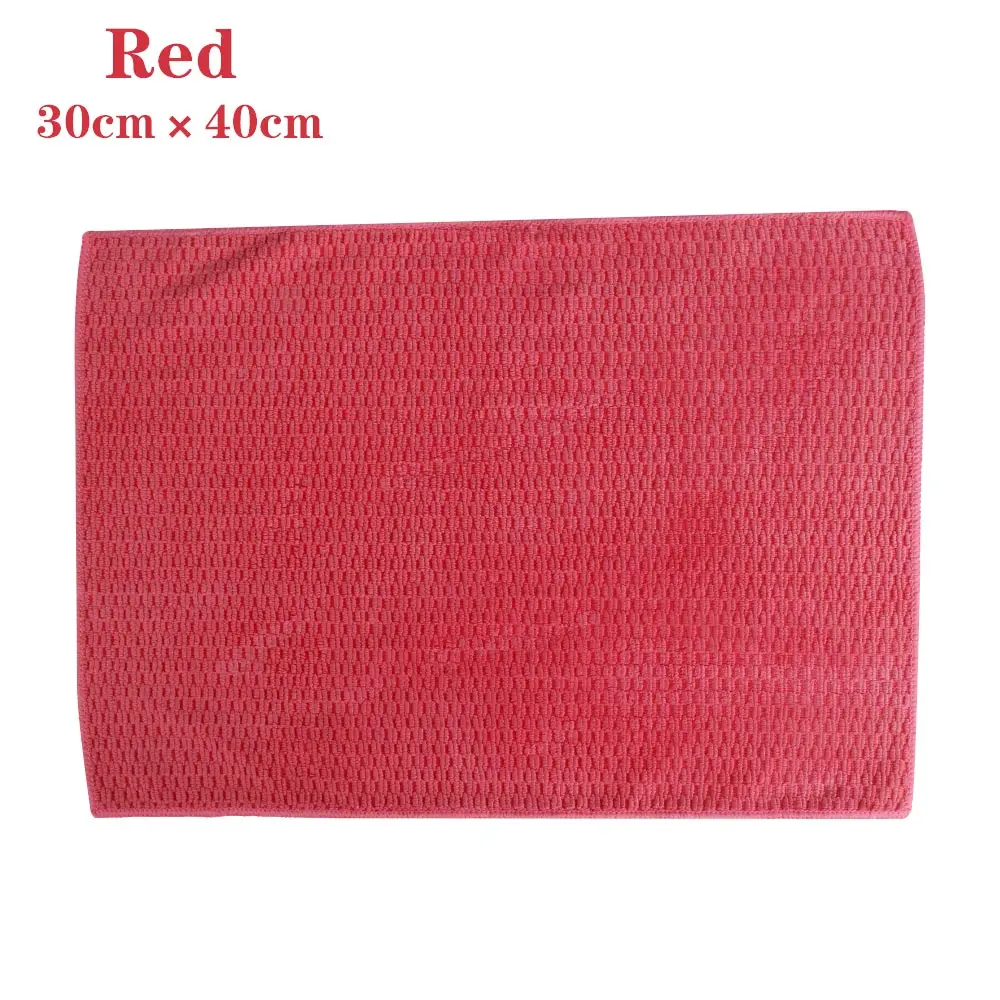 Мягкая Плотная микрофибра многоцелевая ткань для мытья посуды быстросохнущее абсорбирующее полотенце s салфетки чистящее полотенце - Цвет: 30cm40cm