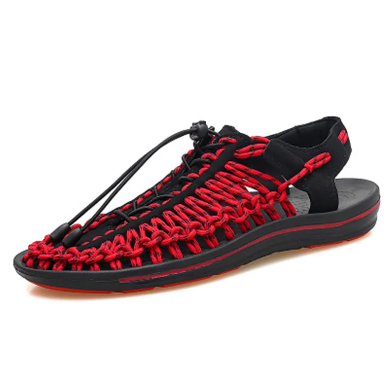 

Brand Genuine Leather Men Shoes Summer New Large Size Men's Sandals Men Sandals Fashion Sandals Slippers Big Size 38-47 2019