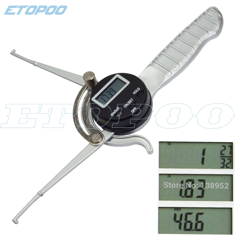 

12.7-165mm inside Digital caliper gauge card electronic card table caliper gauge plate inside diameter Inside calipers