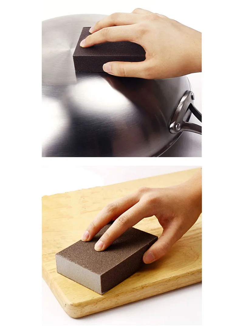 8pcs Medium density cleaning sponge scouring Kitchen Nano Emery Magic Clean Rub remove rust Focal stains Sponge melamine sponge06