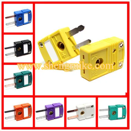 

High quality mini thermocouple connector flat pin male and female