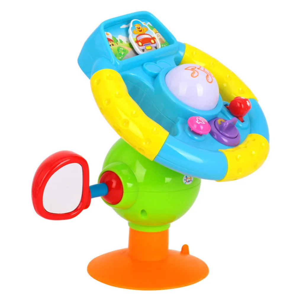 Обучающая игрушка для раннего обучения, игрушка для вождения, детское игрушечное рулевое колесо, музыкальная игрушка для раннего обучения вождению, игрушка для детей, подарок
